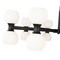 Z-Lite Artemis Chandelier, 20-Light, 42 In.W x 12.75 In.H, Matte Black/Matte Opal 494-20MB - alternate 3